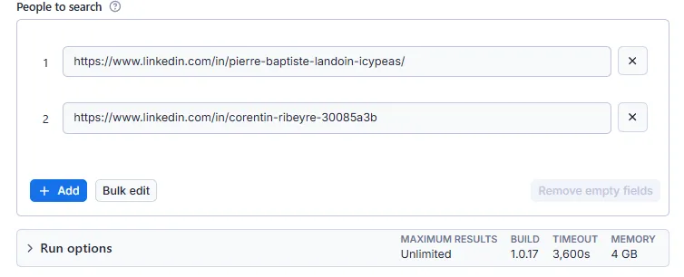 Input Example