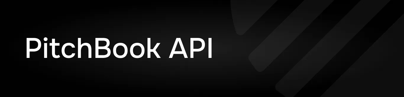 PitchBook API