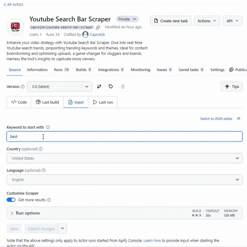 Watch as our tool generates real-time search term suggestions directly from Youtube's search bar