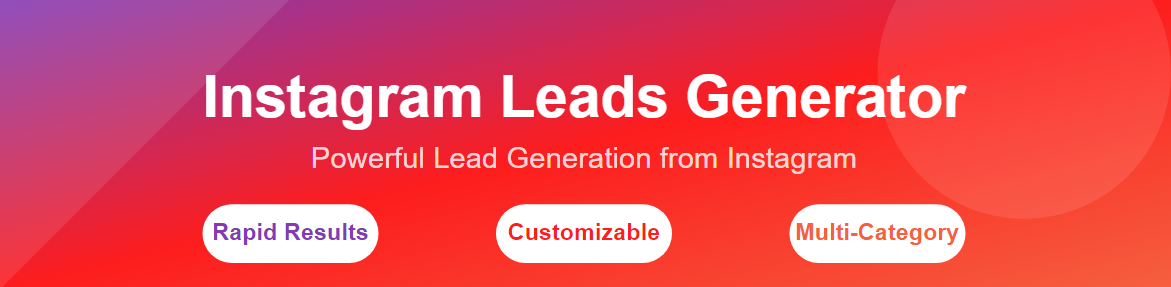 Instagram Leads Generator